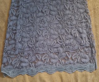 Vestito donna pizzo manica lunga