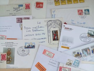Lotto di 35 buste e cartoline storia postale Germania