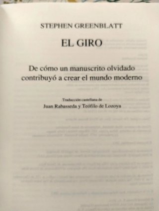 El giro : de cómo un manuscrito olvidado contri...