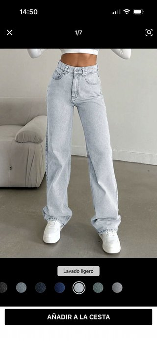 Pantalones anchos vaqueros