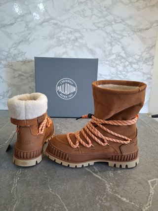 Botas Palladium Pallashock Hiver Marrones