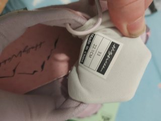 Escarpines rosas para niña talla 33 usado 1 vez