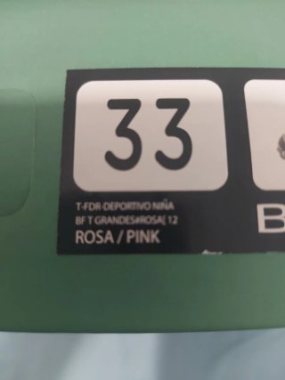 Escarpines rosas para niña talla 33 usado 1 vez
