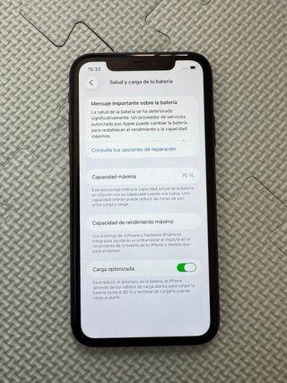 iPhone 11 Negro/Azul Marino  Incluie cargador