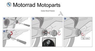 Protector Cardán Tope Anticaída motos BMW