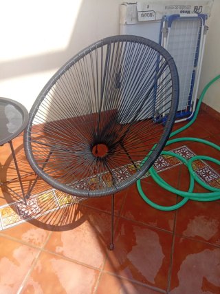 2 Sillones Acapulco y Mesita Terraza
