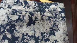 Pantalón largo estampado floral
