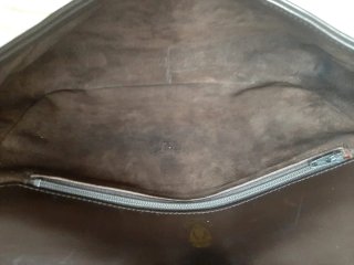 Bolso Gucci Jackie Cuero y Lona Marrón