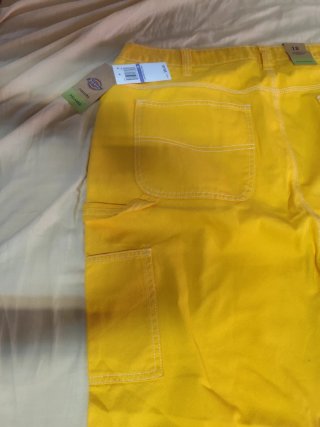 Pantalones Dickies Amarillos Talla 32x30