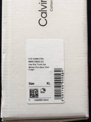 Calvin Klein Bóxers Clásicos Pack 3 original