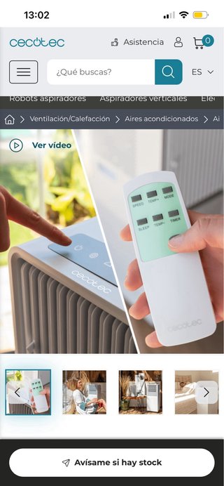 Cecotec Forceclima 7550 Aire Acondicionado Nuevo
