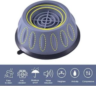 4 Pies Antivibración Lavadora Goma Universal