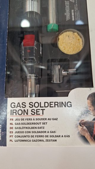 Soldador de gas Velleman GAS/SET2