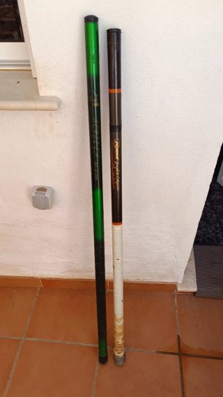Cañas de pesca carbono y fibra telescópicas