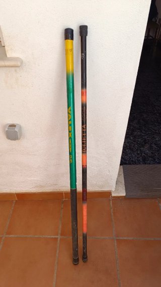 Cañas de pesca carbono y fibra telescópicas