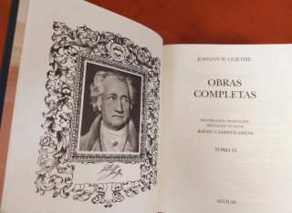 Goethe, Obras completas 7 tomos. Aguilar, 2004