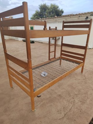 OCASIÓN ÚLTIMOS DÍAS Literas de madera 80cm