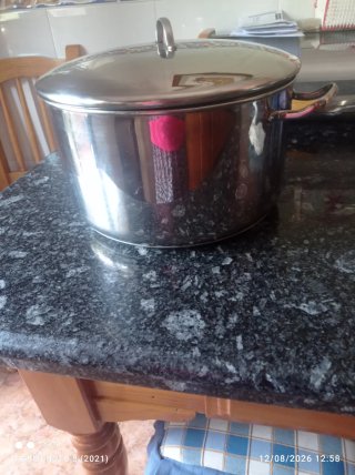 Olla de acero inoxidable