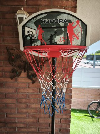 Soporte Baloncesto HUDORA All Stars 205+ pelota