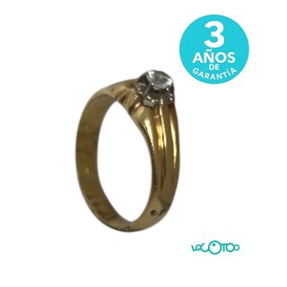 Anillo Oro 18k con Diamante