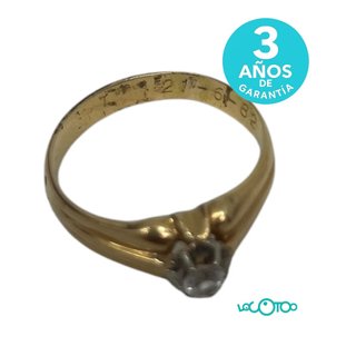 Anillo Oro 18k con Diamante