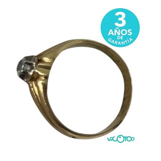 Anillo Oro 18k con Diamante