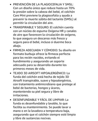 Colchón Cuna Colecho Ecus Kids
