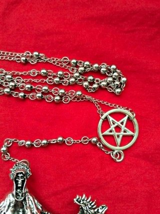 Collana Grim Reaper e Pentacolo artigianale