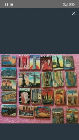 Colección 24 Imanes Nueva York