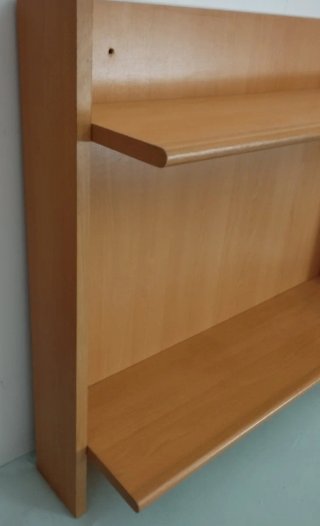 Estantería de pared 2 baldas madera