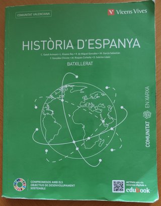 Història d'Espanya Batxillerat 2. Comunitat Val...