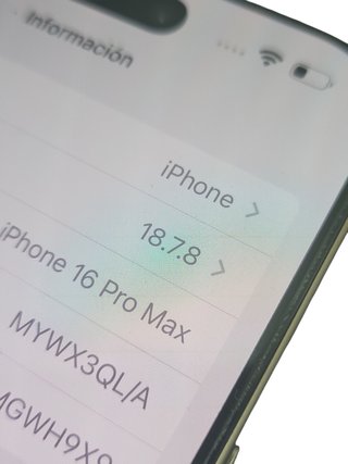 iPhone 16 Pro Max 256GB 91% Batería