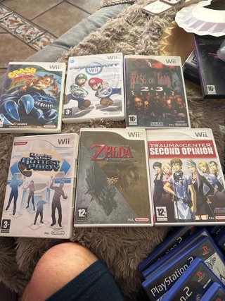 Pack 6 Juegos Wii: Crash, Mario Kart, Zelda, etc.