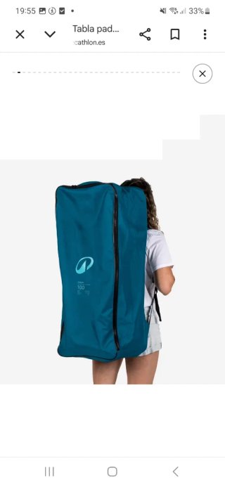 Tabla de surf hinchable usada 1 vez, decathlon