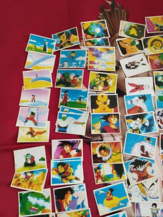 Lote Cromos Dragón Ball Z Panini Vintage 90s