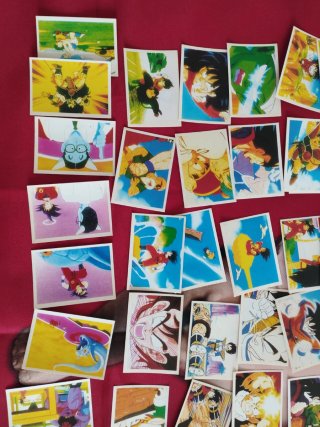 Lote Cromos Dragón Ball Z Panini Vintage 90s