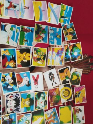 Lote Cromos Dragón Ball Z Panini Vintage 90s