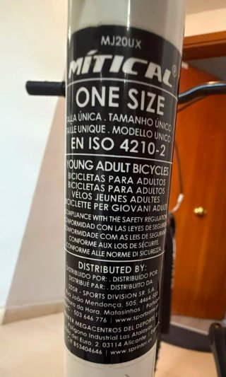 Bicicleta Mítical blanca