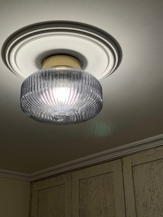 Lámpara de techo IKEA cristal