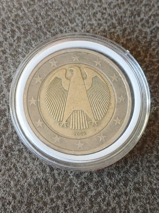 Moneda 2 Euros Alemania 2002 Ceca A.Errores varios