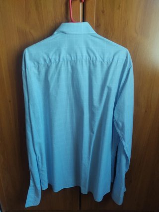 Camisa azul Cortefiel Talla XXL