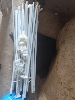 Carpa Cenador Jardín 3x4m Blanca