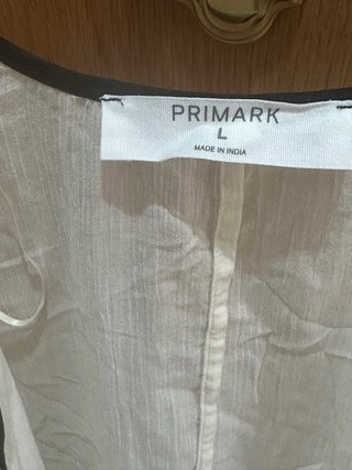 Pareo Primark Beige y Negro Talla L