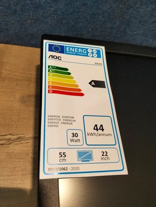 Monitor AOC 22" Full HD HDMI VGA 2ms altavoces