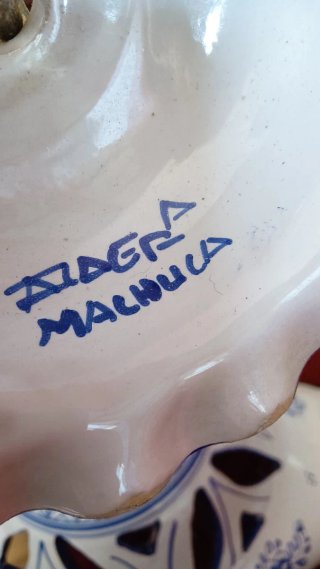 Lámpara de techo de cerámica de Talavera auténtica