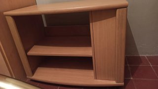Mueble television madera claro