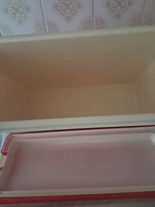 Nevera portátil roja