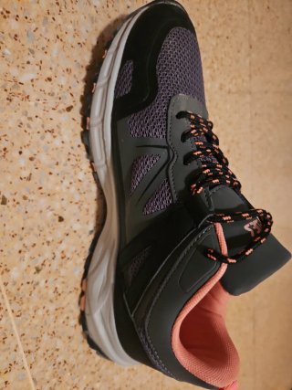 Zapatillas Paredes Mujer Gris y Rosa