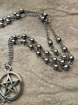 Collana Drago Ametista Acciaio Inox