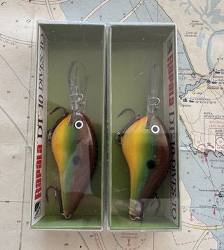 Lote 2 señuelos Rapala DT-10 - 251